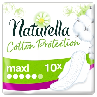 Naturella Cotton Protection Ultra Maxi Hygienické vložky s křidélky 10 ks