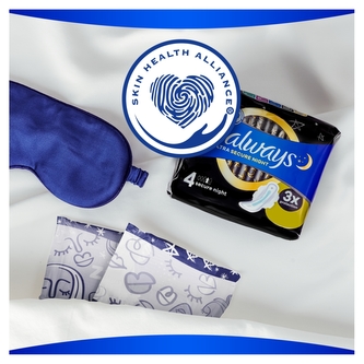 Always Ultra Secure Night hygienické vložky s křidélky 12 ks Always Ultra Secure Night hygienické vložky s křidélky 12 ks