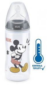 NUK First Choice láhev MICKEY s kontrolou teploty 300 ml