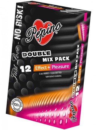 PEPINO Kondomy Double Mix 12 ks PEPINO Kondomy Double Mix 12 ks