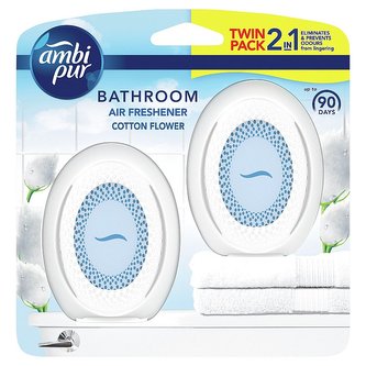 Ambi Pur Bathroom Cotton Fresh Osvěžovač Vzduchu 2x7,5 ml