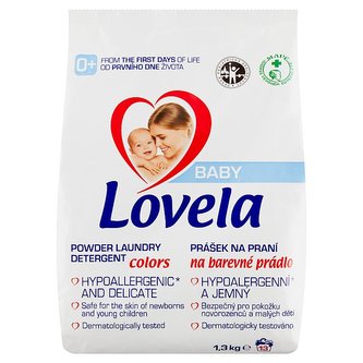 Lovela Baby prací prášek na barevné prádlo, 13 praní 1,3 kg