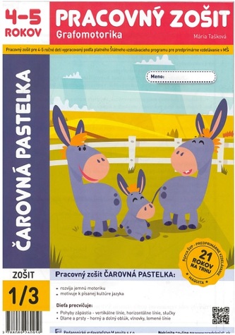 Čarovná pastelka -  pracovný zošit 4-5 rokov