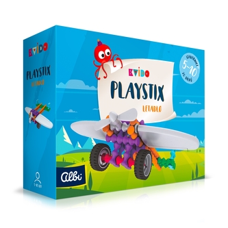 Kvído - Stavebnica Playstix - lietadlo 26 dielikov