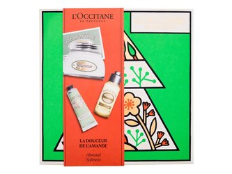 L'Occitane Almond tělový krém Almond Milk Concentrate 200 ml + sprchový olej Almond Shower Oil Cleansing And Softening 75 ml + krém na ruce Almond "Delicious Hands" Cream 30 ml