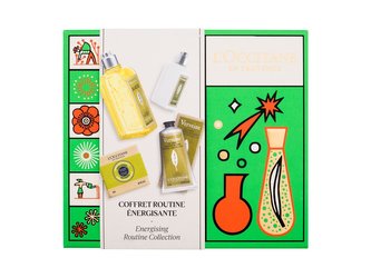L'Occitane Energising sprchový gel Verbena Shower Gel 250 ml + tělové mléko Verbena Body Lotion 70 ml + krém na ruce Verbena Cooling Hand Cream Gel 75 ml + tuhé mýdlo Extra-Gentle Soap Shea Verbena 100 g