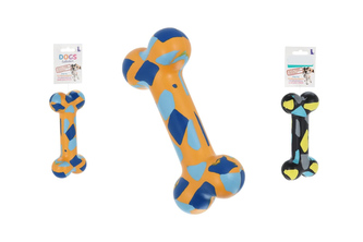 Žvýkací hračka pro psy - Pevná gumová kost, 18 cm