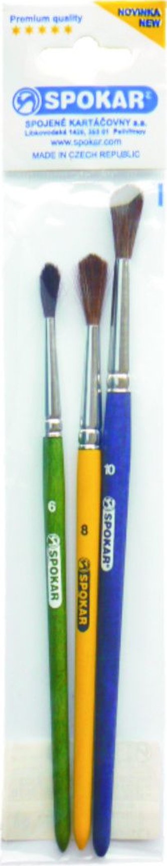 Štětec školní sada 3ks