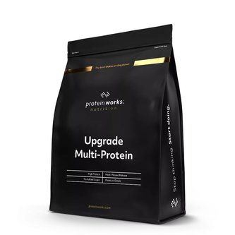 Upgrade Multi-Protein - The Protein Works - jahodový krém - 900 g