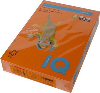 Farebný papier A4 - 80 g intenzívna farba OR43 oranžová (500 hárkov)