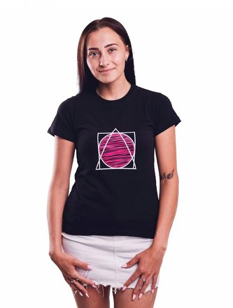 Triko Black Divergence - L