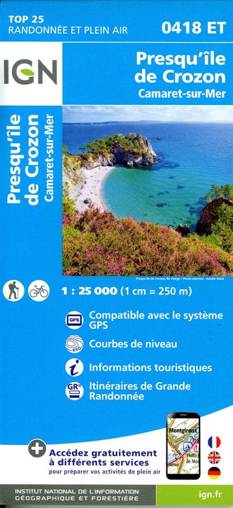 Camaret - Presqu' Ile de Crozon 1:25 000