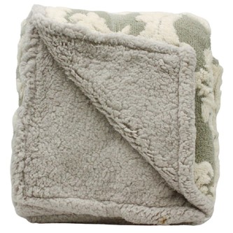 HOME ELEMENTS Beránková deka s jacquard vzorem 150 x 200 cm, 480 GSM