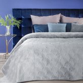 Přehoz na postel SAVA 220x240 cm stříbrná Mybesthome