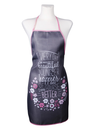 Kuchyňské zástěry SMART COOK 60x75 cm, šedá, Essex