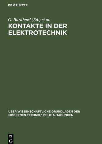 Kontakte in der Elektrotechnik