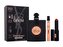 Yves Saint Laurent Black Opium parfémovaná voda 90 ml + parfémovaná voda 10 ml + rtěnka Rouge Pur Couture 2 g 308