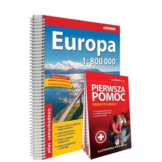 Europa atlas samochodowy 1:800 000