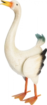 Kovová husa 40x24x14 cm