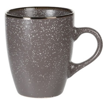 Hrnek Dots taupe 350 ml