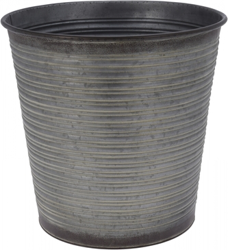 Plechový květináč Rustik 35x36 cm