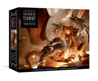 The Rise of Tiamat Dragon Puzzle (Dungeons & Dragons): 1000-Piece Jigsaw Puzzle Featuring the Queen of Evil Dragons: Jigsaw Puzz