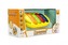Piánko/xylofon plast 25cm na baterie se zvukem a světlem v krabici 35x17x13cm