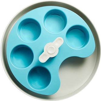 PetDreamHouse zpomalovací miska Spin Palette modrá S VADOU