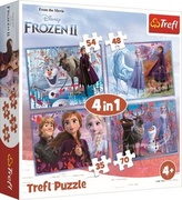 Puzzle Ľadové kráľovstvo 2 Cesta do neznáma 4v1