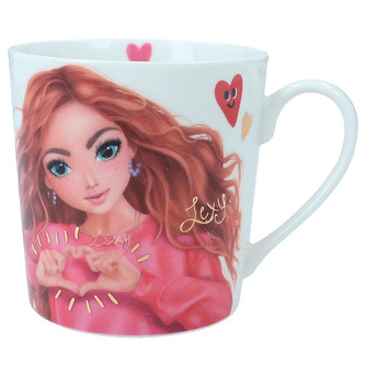 Dárkový hrneček Top Model, S barevnými nápisy, Lexy