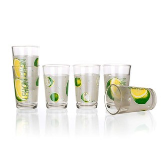 BANQUET Sada sklenic LEMON 230 ml, 6 ks