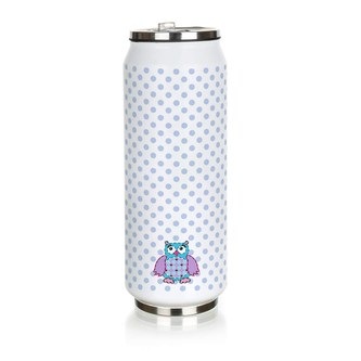 BANQUET Termoska BE COOL Owl 430 ml, modrá