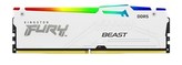 KINGSTON DIMM DDR5 FURY Beast White RGB XMP 16GB 5200MT/s CL40