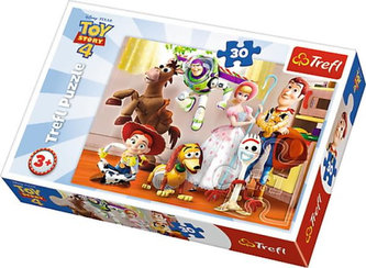 Toy Story 4 - Příběh hraček: Puzzle/30 dílků