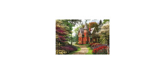 Viktoriánska vila: Puzzle/1000 dielikov