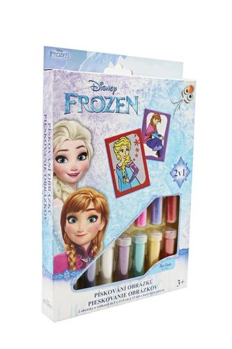 Pískování obrázků 2v1 - Ledové království