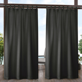 Venkovní zahradní závěs s poutky SANTIAGO tmavě šedá color 02 155x220 cm (cena za 1 kus) MyBestHome