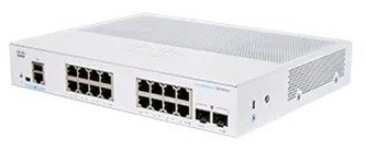 Cisco switch CBS350-16T-2G, 16GbE RJ45, 2xSFP, fanless - REFRESH