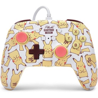 PowerA Enhanced drátový herní ovladač - Pikachu Blush (Switch)