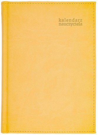 Kalendarz naucz. 2023/24 A5 tyg. Vivella żółty