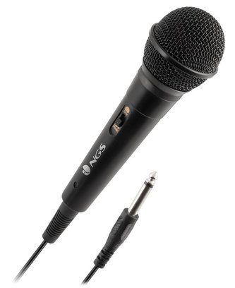 POŠKOZENÝ OBAL - NGS Singerfire mikrofon pro karaoke/ 3m kabel