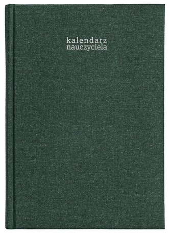 Kalendarz naucz. 2023/24 A5 tyg. Len zielony