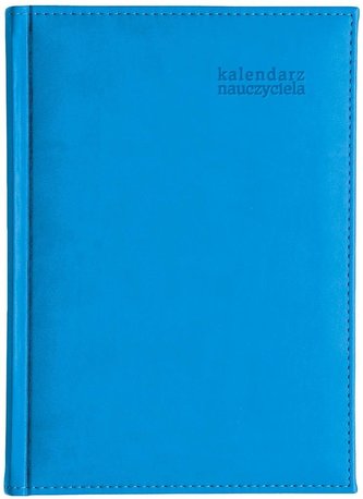 Kalendarz naucz. 2023/24 A5 tyg. Vivella niebieski