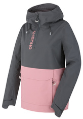 Dámská outdoor bunda Nabbi L dk. grey/pink - XS