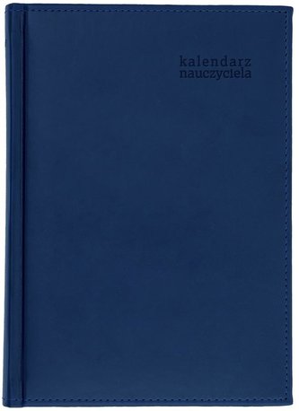 Kalendarz naucz. 2023/24 A5 tyg. Vivella granatowy