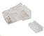 Solarix Konektor RJ45 CAT6 UTP 8p8c nestíněný skládaný na drát / 100 ks KRJ45/6SLD