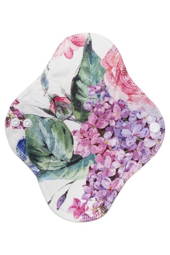 BIO Denní vložka (Bavlněné froté s PUL) - Květinový sen (biobavlněný úplet s GOTS)