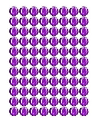 Dżety samoprzylepne fioletowe 8mm 88szt