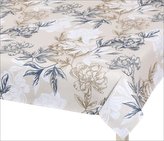 Ubrus DITA - šedobéžový květ - 70x70 cm