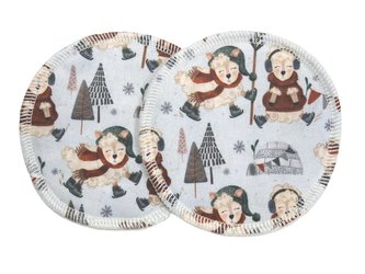 BIO Vložky do podprsenky - Ovčí radovánky (PUL)